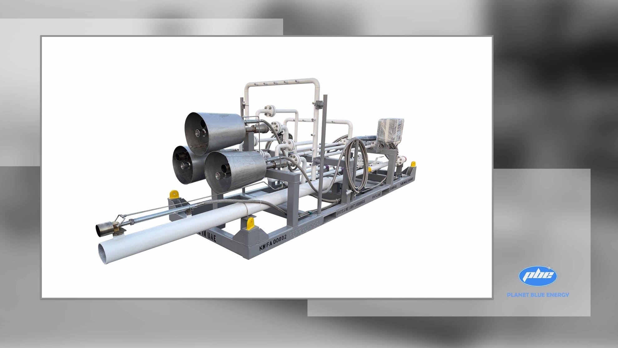 9000 BPD Burner Skid